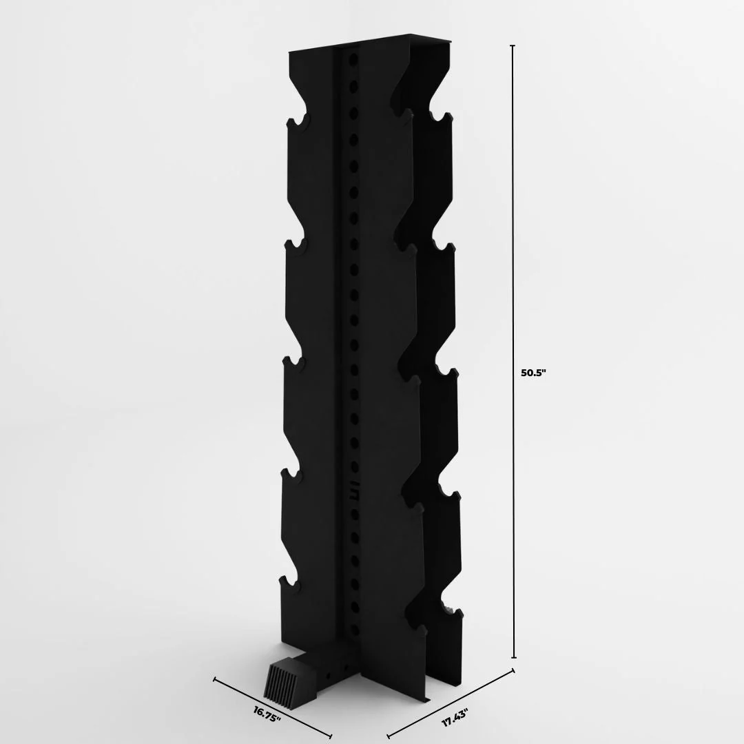 Alpha Elite | 5-Tier Vertical Dumbbell Storage Rack - Image 9