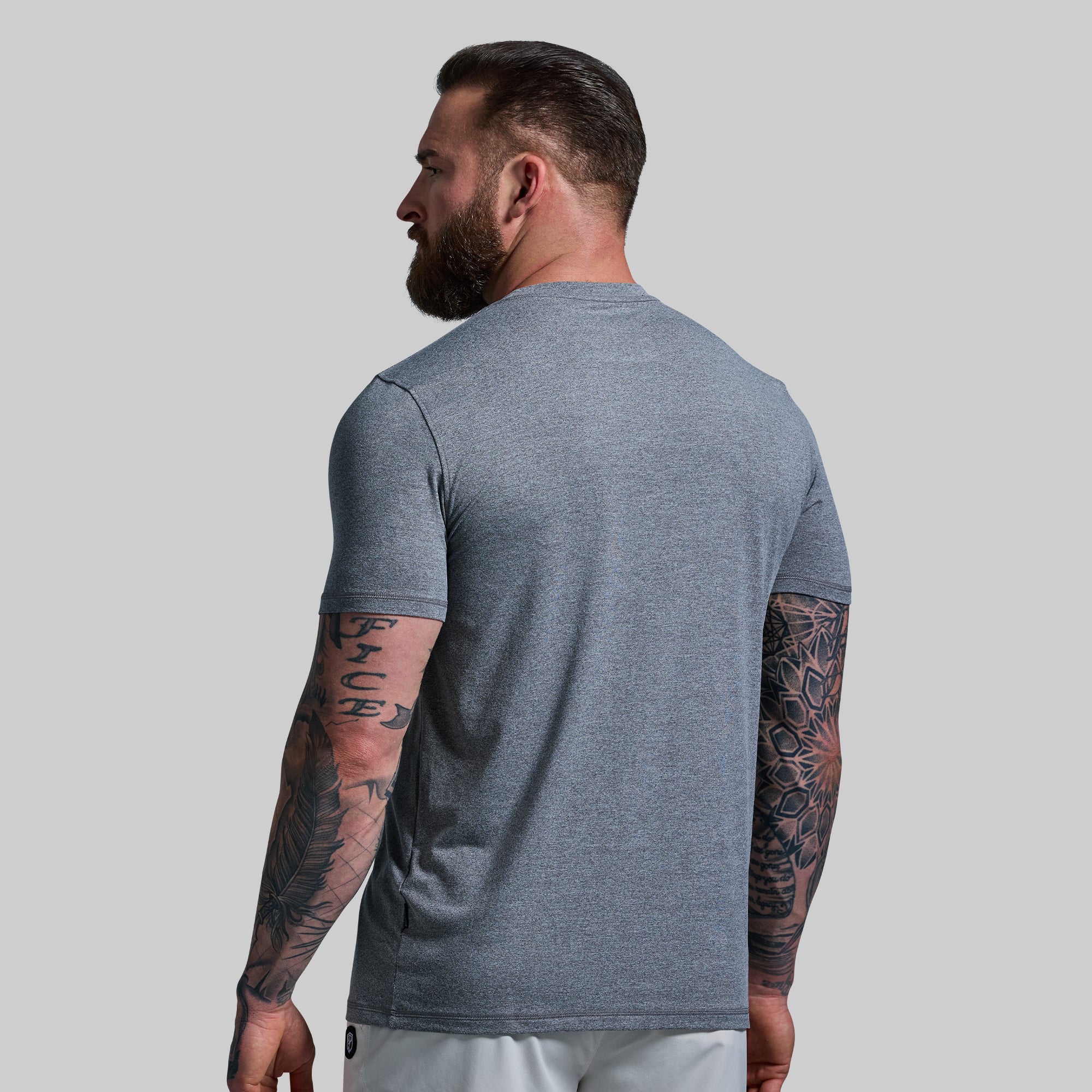 Premium Basic Crew (Heather Grey) - Image 2