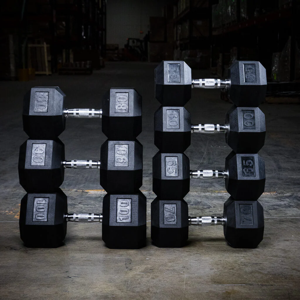 PRx Rubber Hex Dumbbells Sets - Image 6