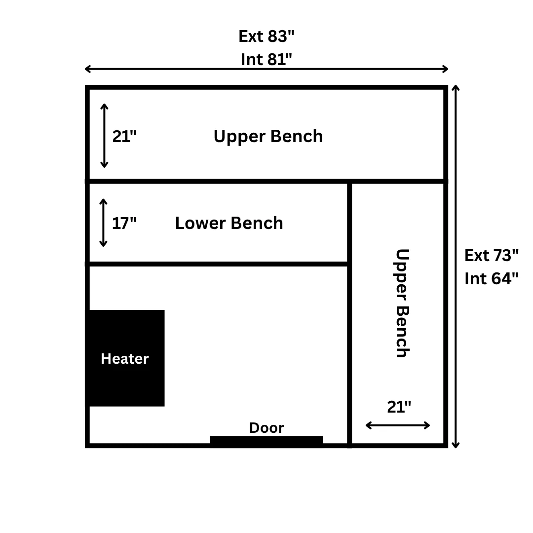 The Sweat Cabin Deluxe (6 Person) - Image 10