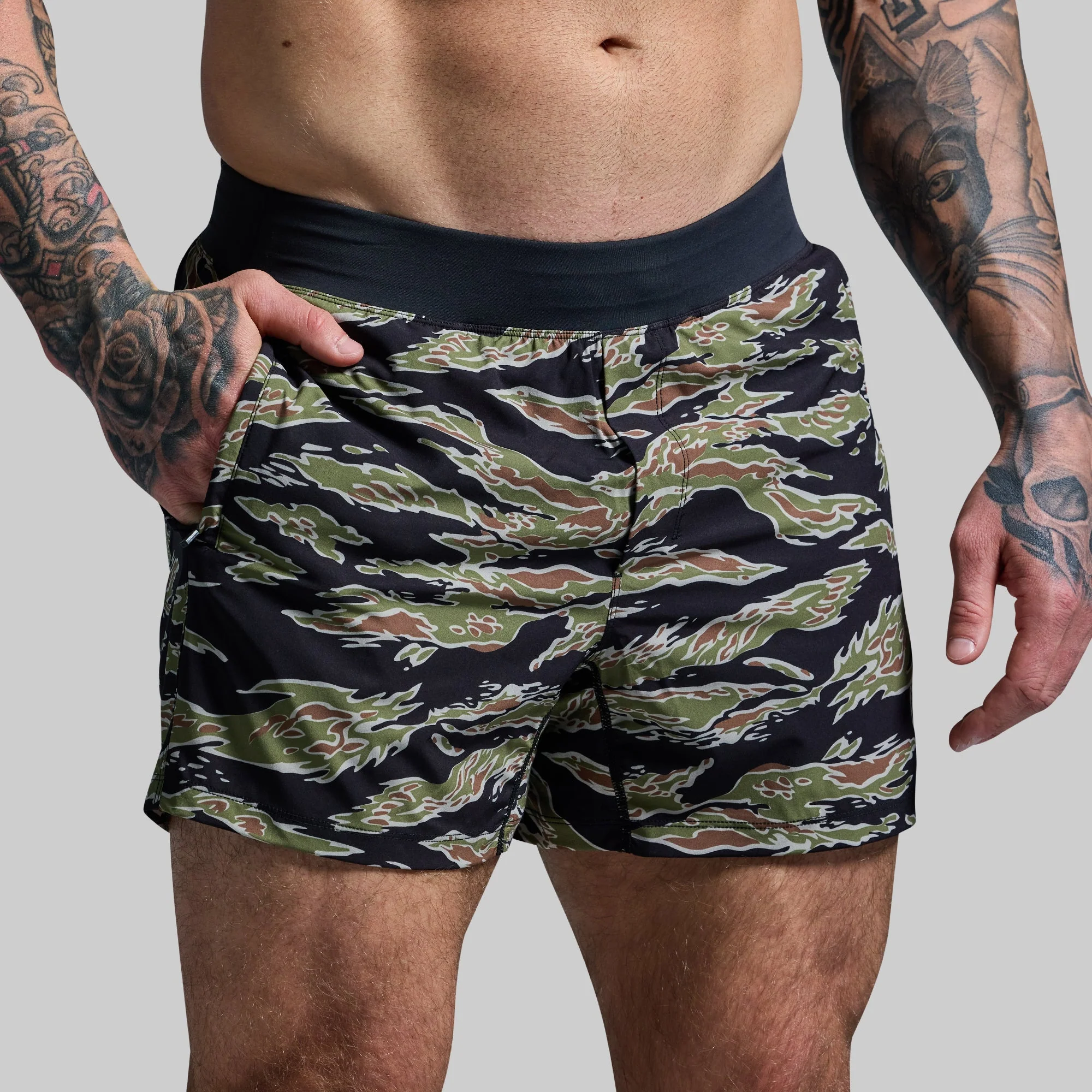 Versatile Short w/ Compression 5" (Jungle Tiger) - Image 2
