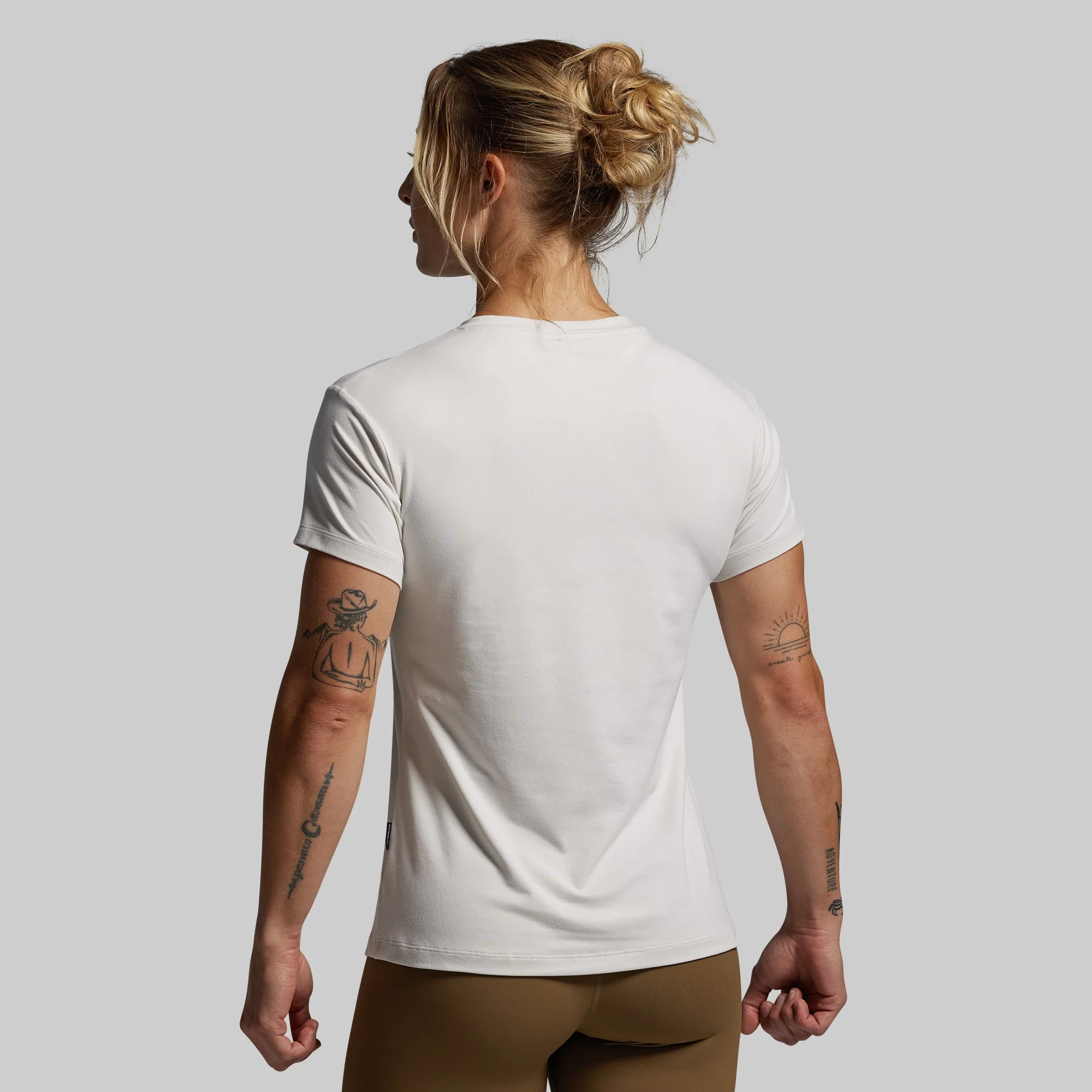 Women's Premium Basic Crew (Sand) - Image 2