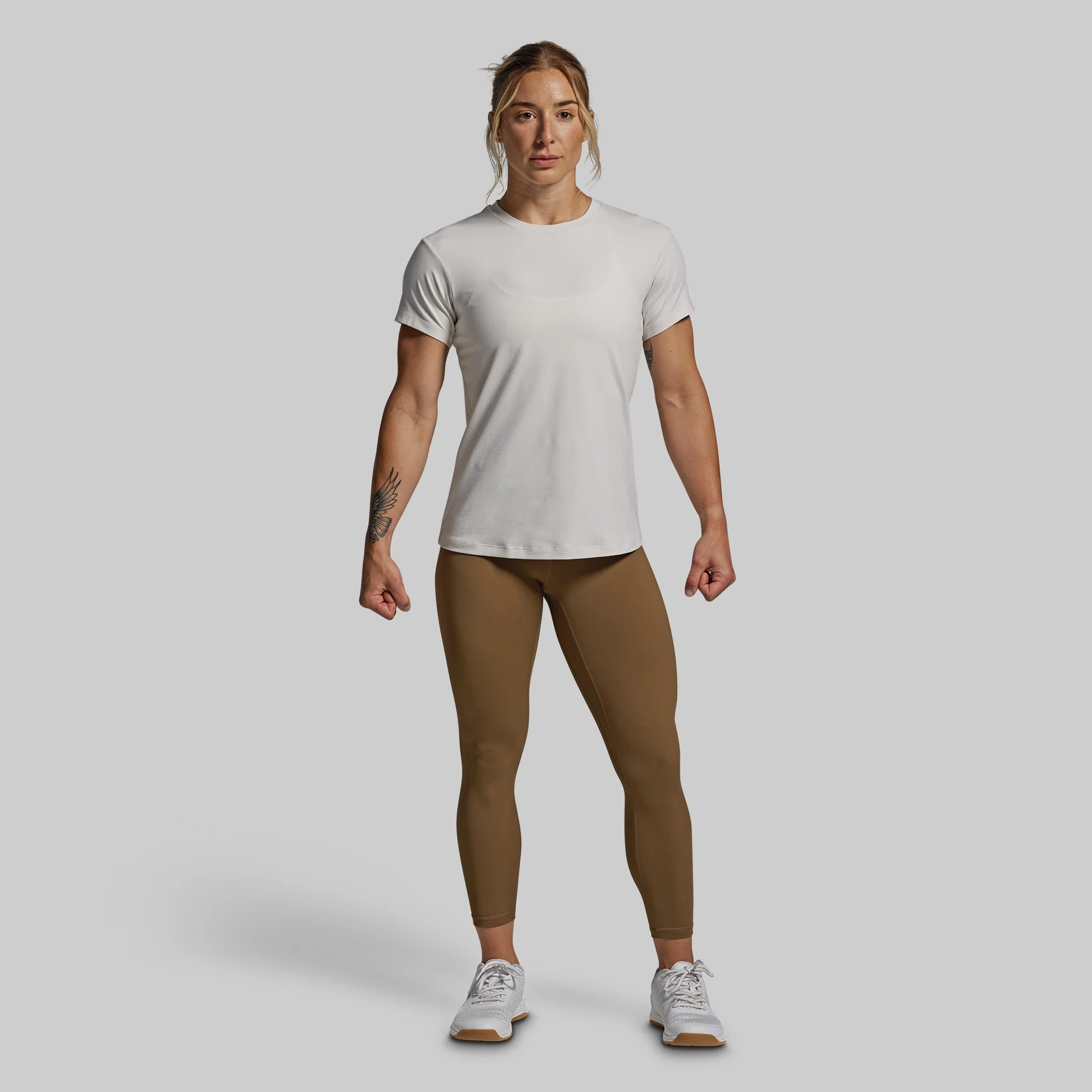 Women's Premium Basic Crew (Sand) - Image 4